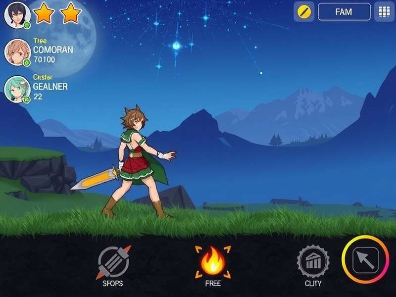 Starry Blaze Wander gameplay screenshot
